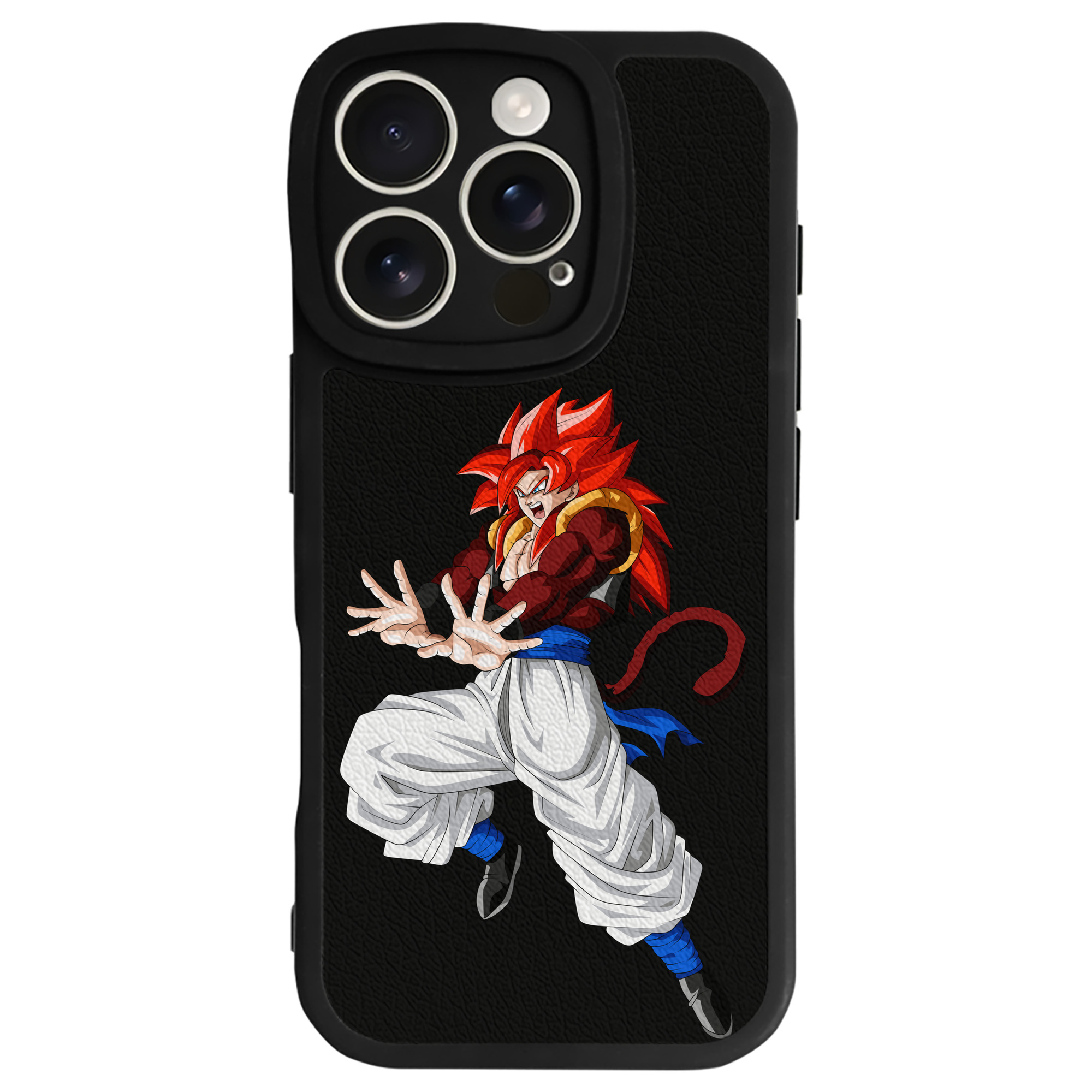 （画像用） ドラゴンボール 孫悟空（そん ごくう）Son Goku カカロット DRAGON BALL Kakarotto 【iPhone 16シリーズ対応】シリコンスマホケース（レザー調） 材質：シリコン